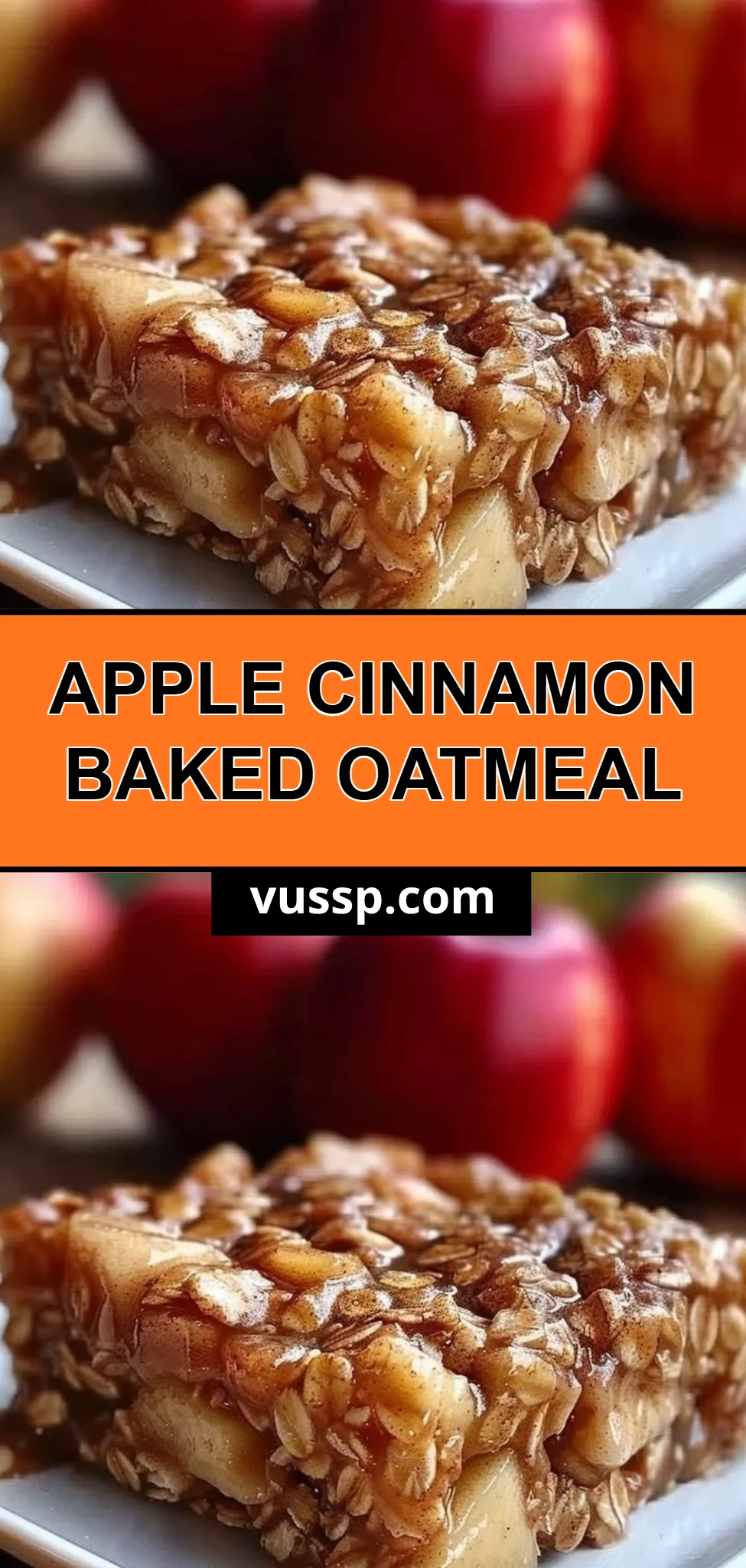 Apple Cinnamon Baked Oatmeal