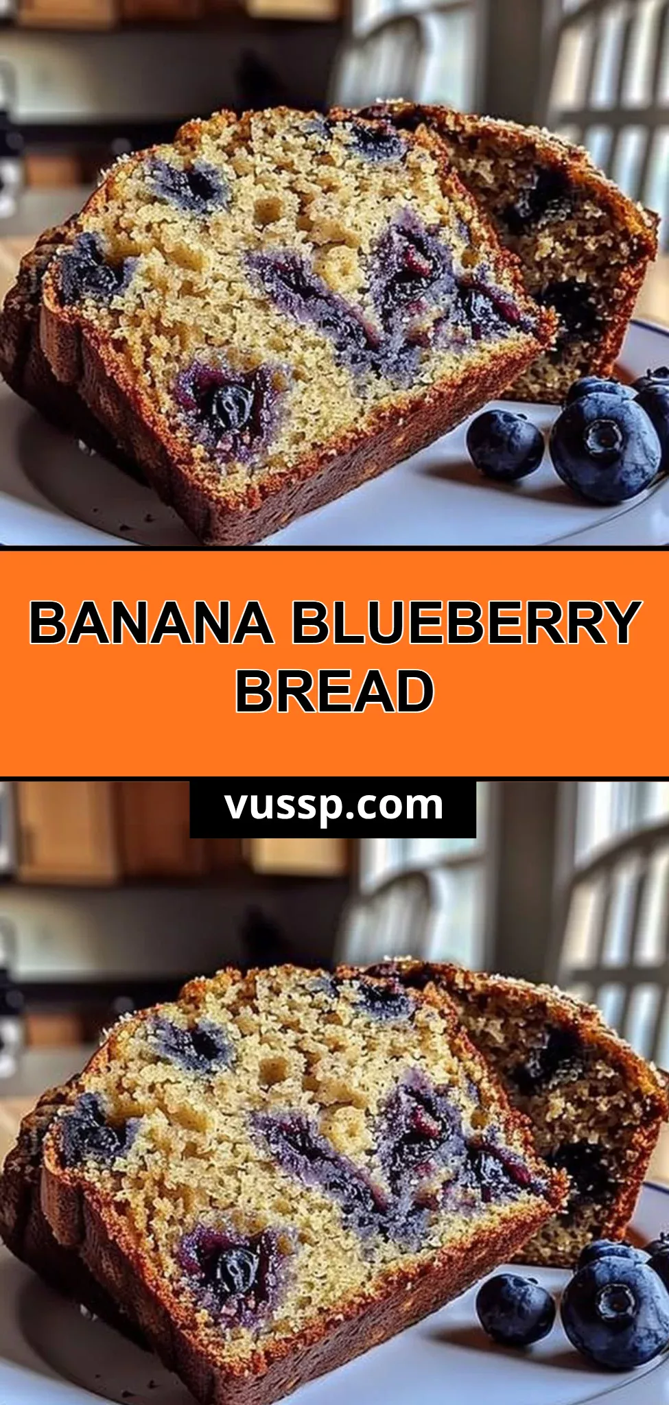 Banana Blueberry Bread