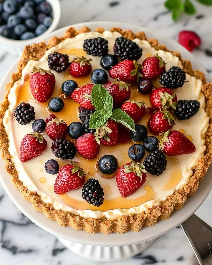 Berry Cheesecake with Cottage Cheese