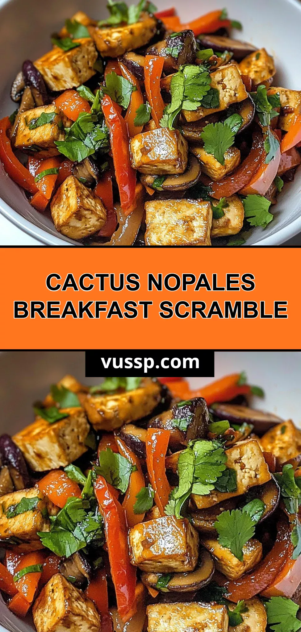 Cactus Nopales Breakfast Scramble