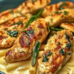 Delicious Cajun chicken strips served on a plate with dipping sauce