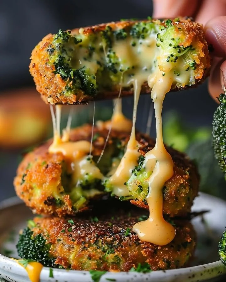 Cheesy Broccoli Patties