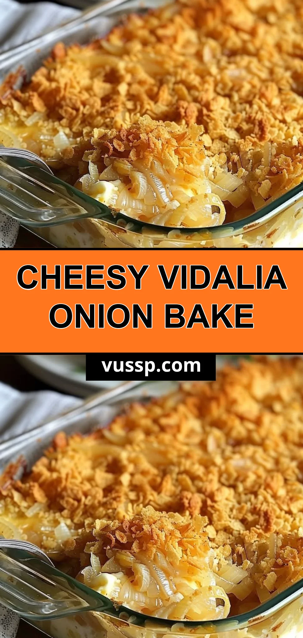 Cheesy Vidalia Onion Bake