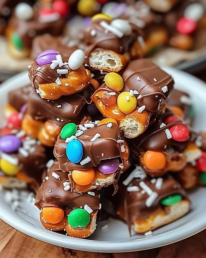 Chocolate-Covered Pretzel Bites