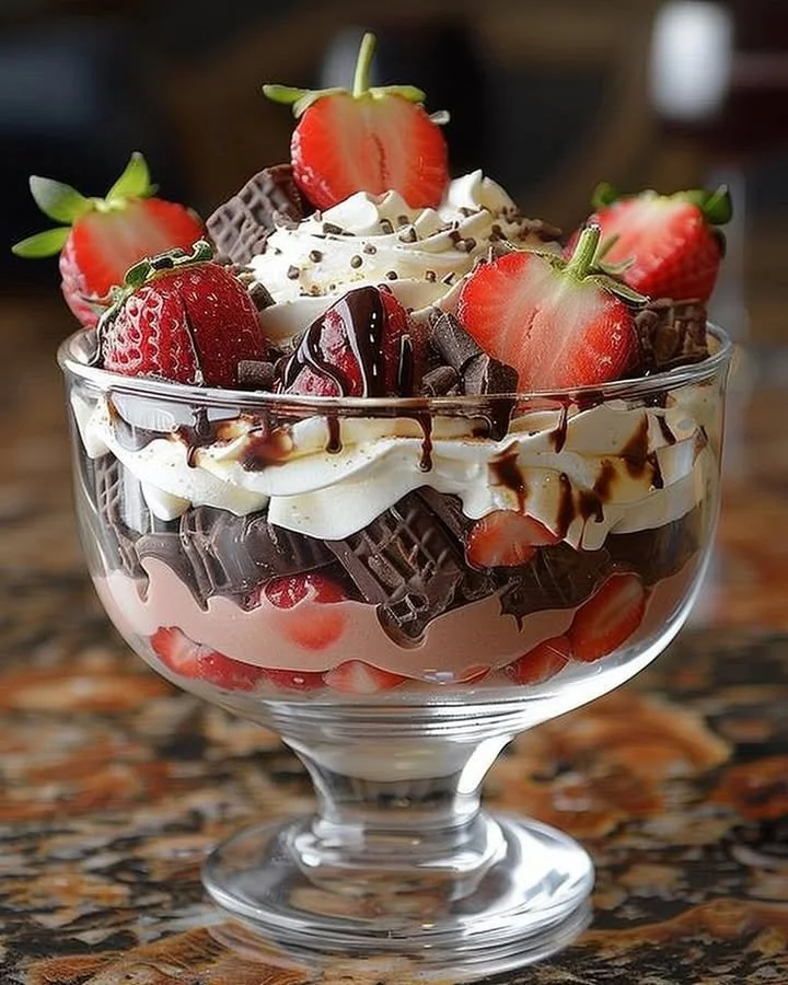 Chocolate Strawberry Trifle