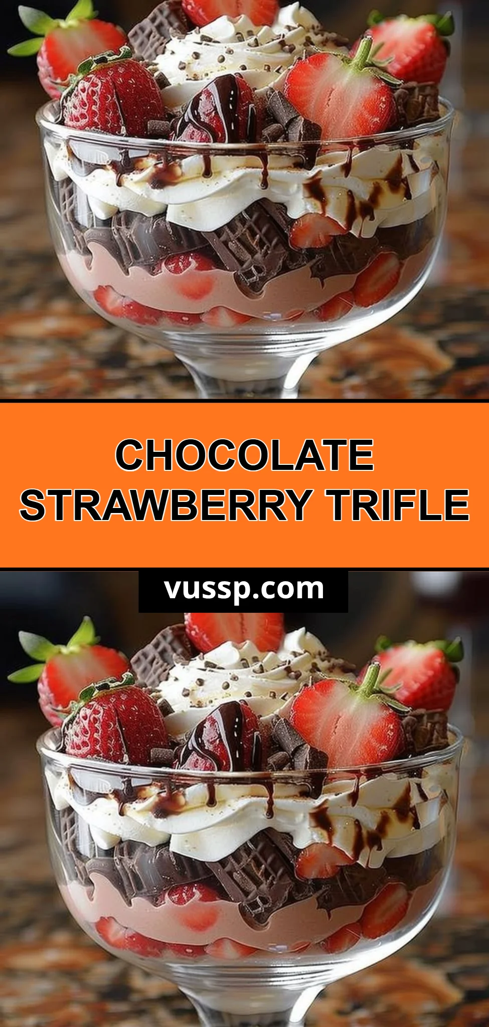 Chocolate Strawberry Trifle