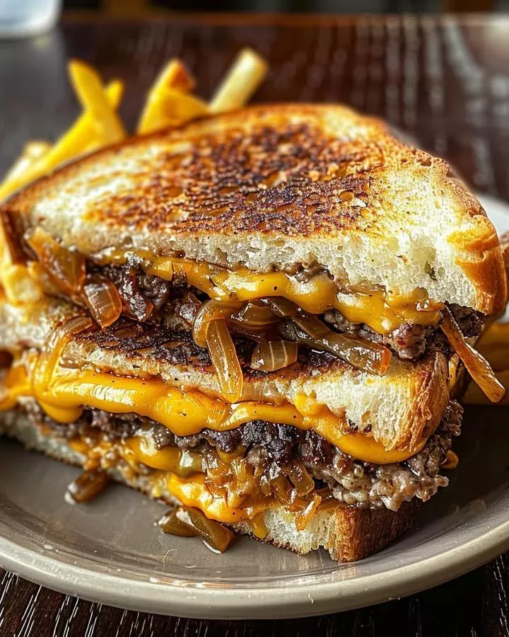 Classic American Diner Patty Melt