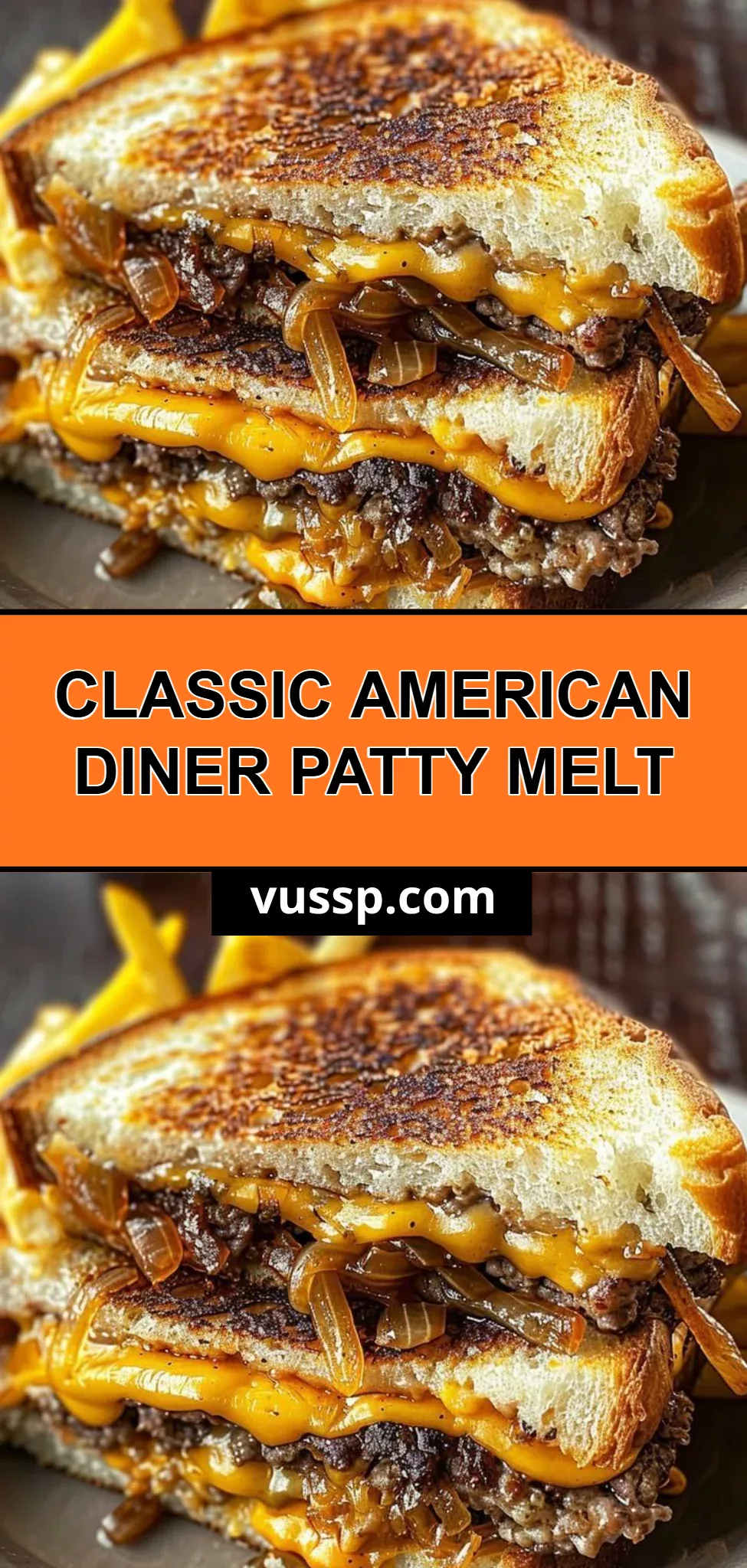 Classic American Diner Patty Melt