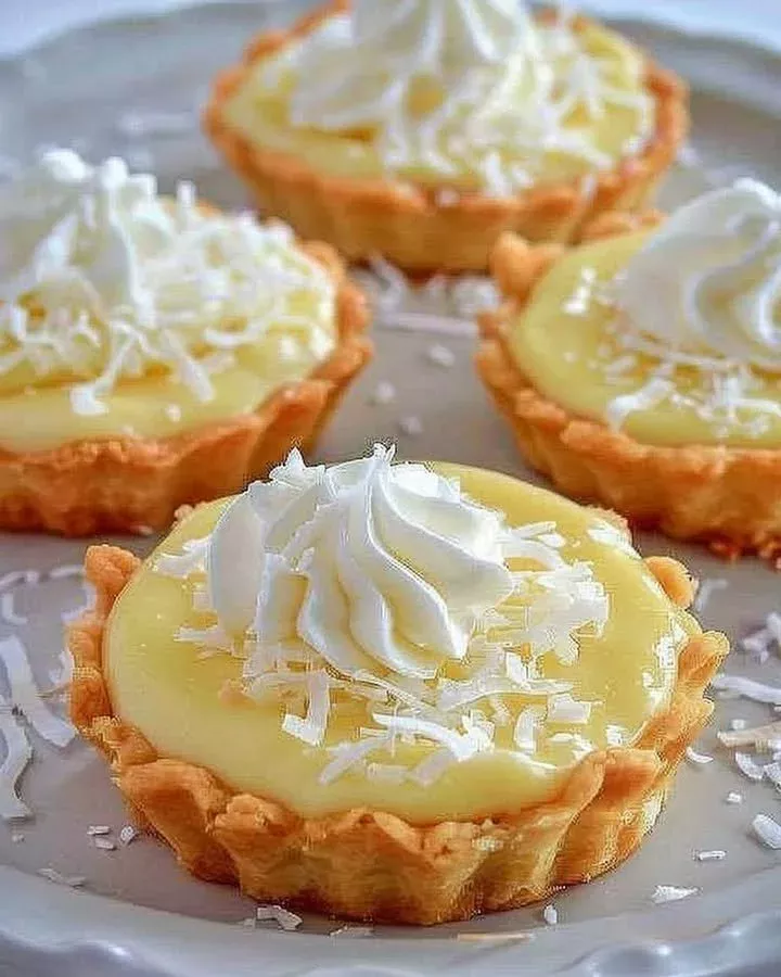 Coconut Cream Tart Delights