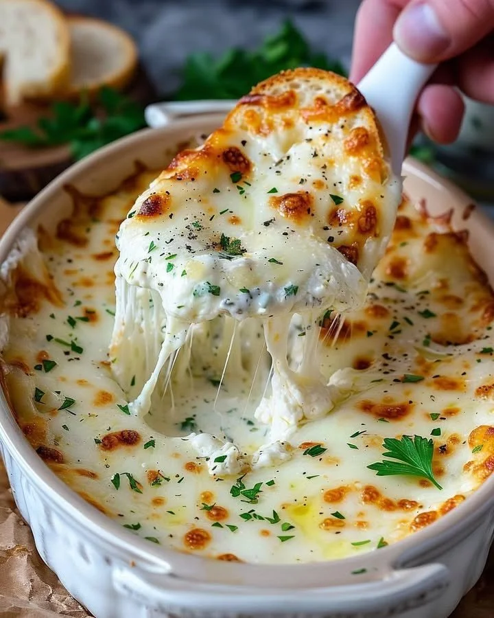 Copycat Olive Garden Smoked Mozzarella Fondue