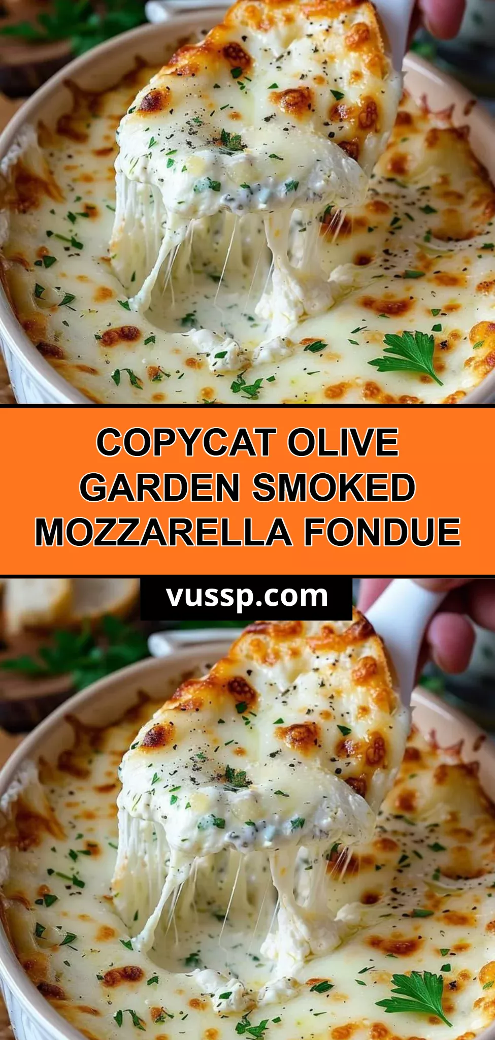 Copycat Olive Garden Smoked Mozzarella Fondue