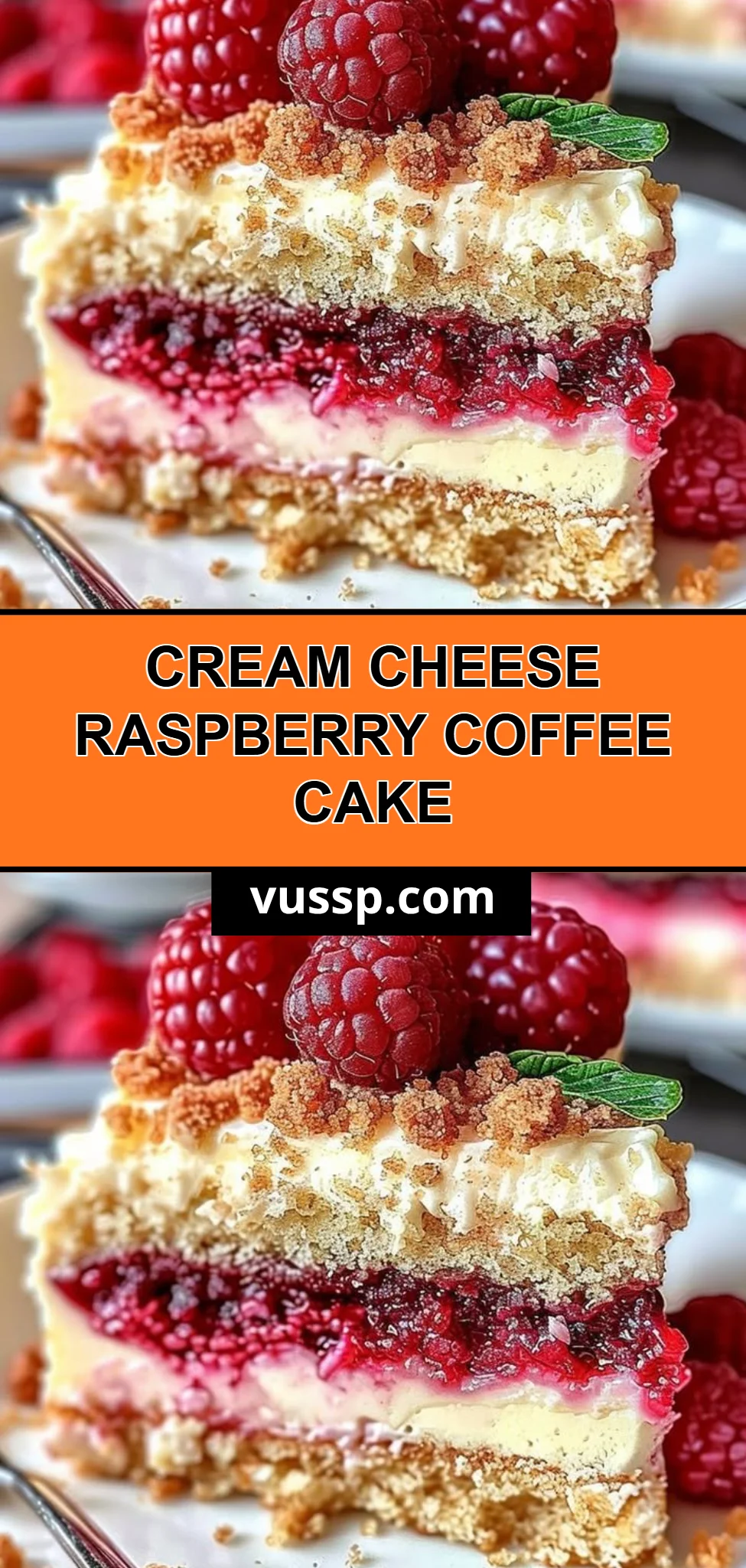 Cream Cheese Raspberry Coffee Cake