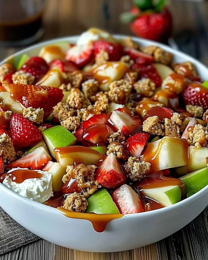 Creamy Cheesecake Fruit Salad