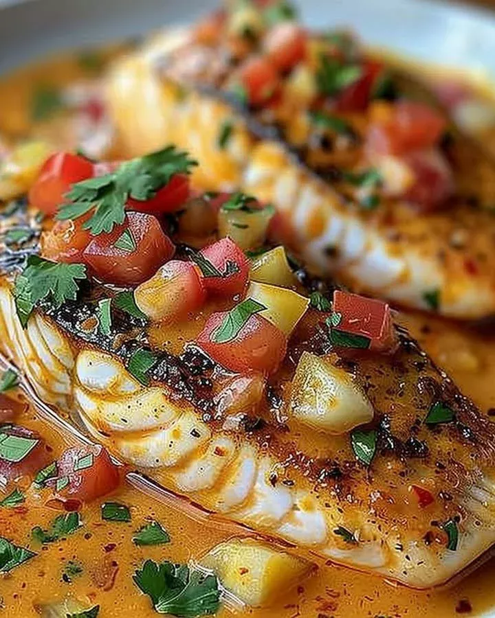 Creamy Creole Red Snapper