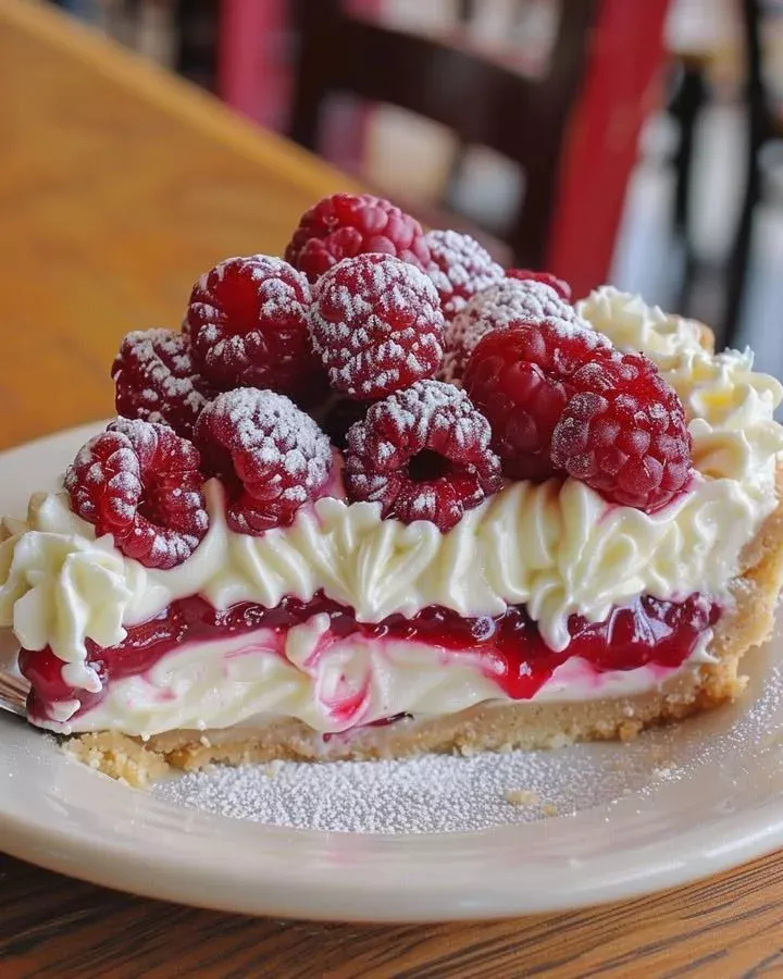 Creamy Raspberry Cheesecake Pie
