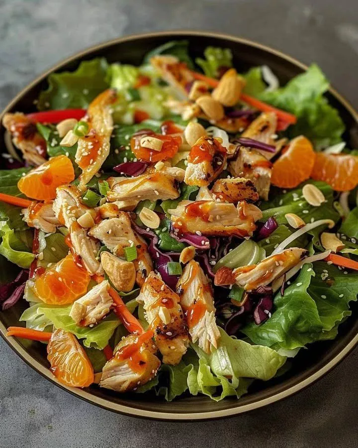 Crispy Asian Chicken Salad