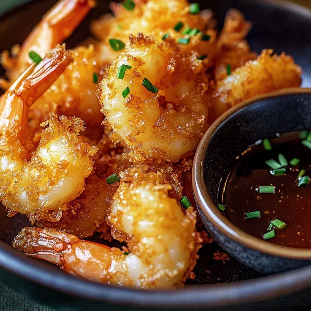 Crispy Coconut Shrimp with Pineapple Sauce