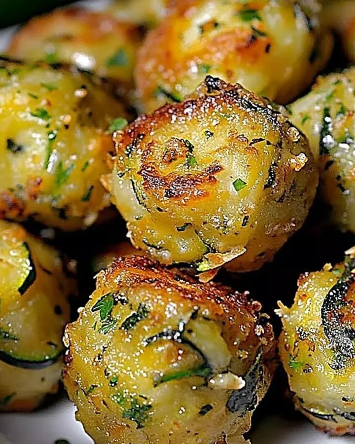 Crispy Garlic Zucchini Bites