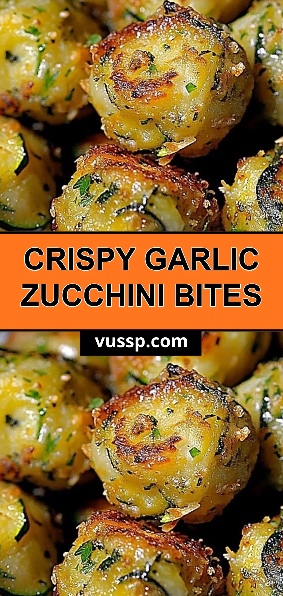 Crispy Garlic Zucchini Bites
