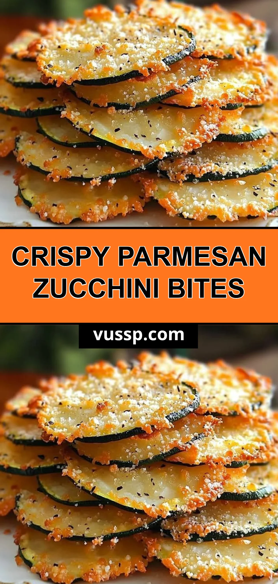 Crispy Parmesan Zucchini Bites