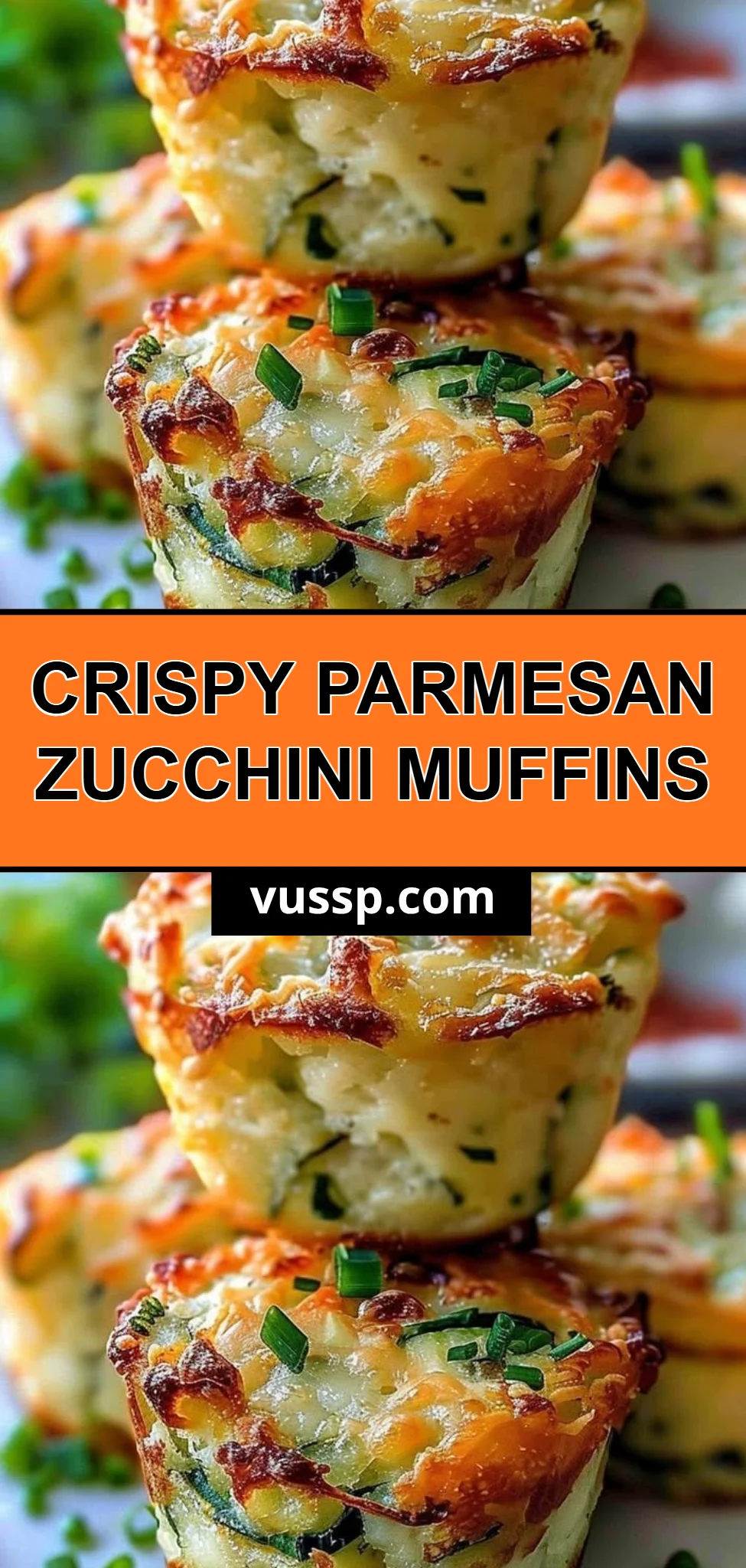 Crispy Parmesan Zucchini Muffins