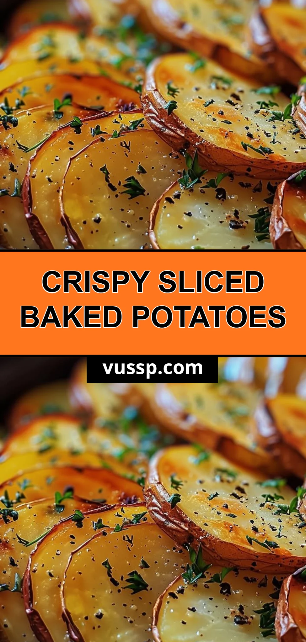 Crispy Sliced Baked Potatoes