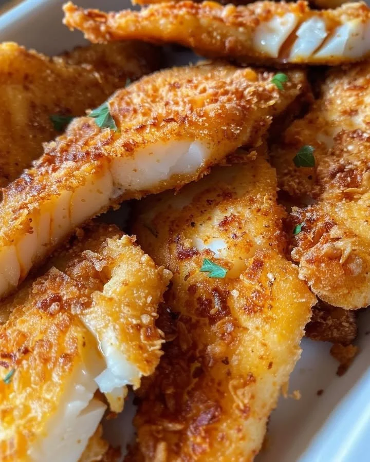 Crispy Spicy Beer Battered Fish