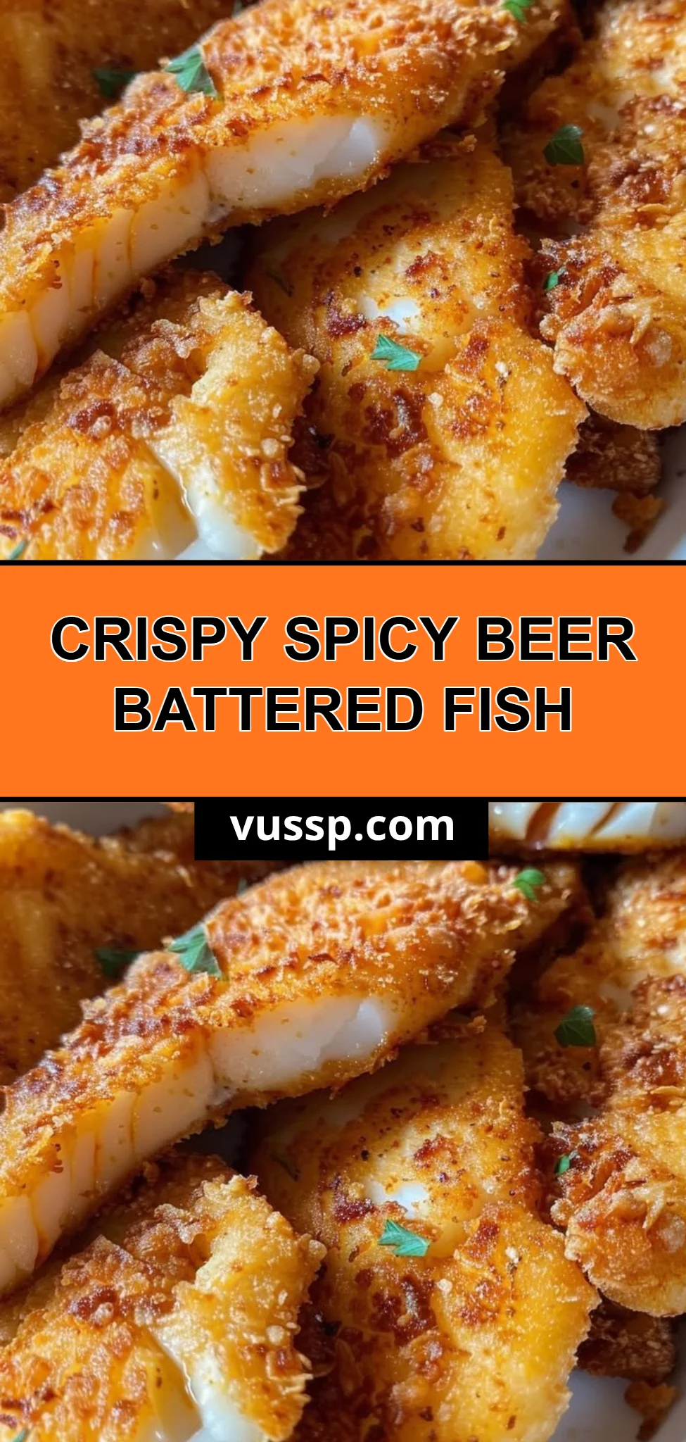 Crispy Spicy Beer Battered Fish