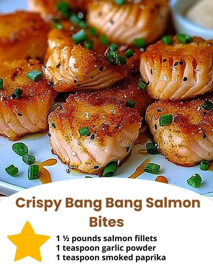 Crispy Spicy Salmon Bites