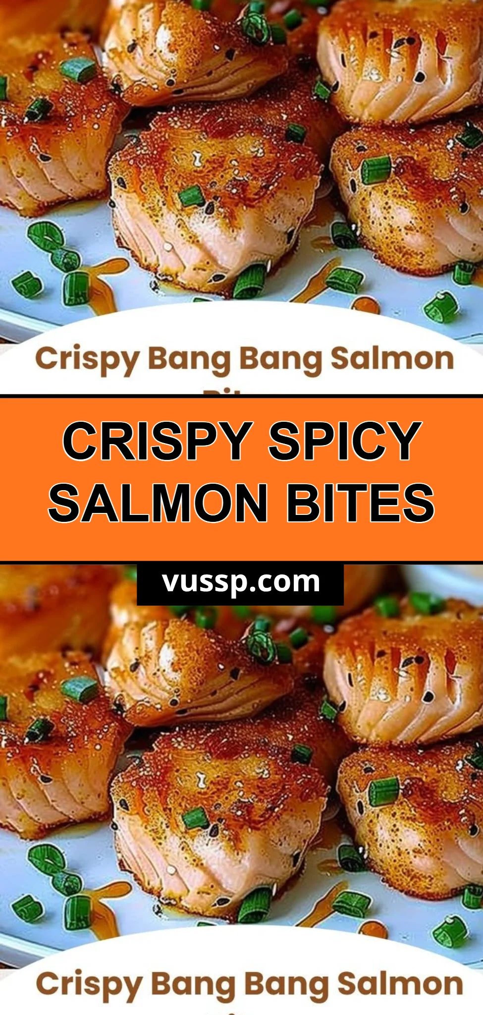 Crispy Spicy Salmon Bites