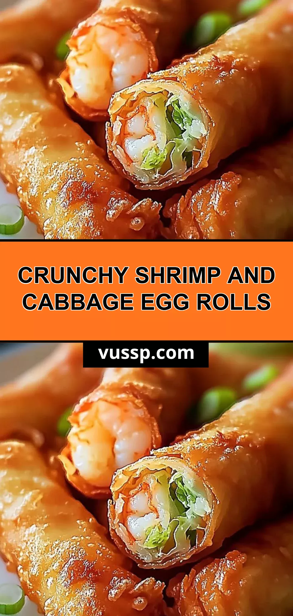 Crunchy Shrimp and Cabbage Egg Rolls