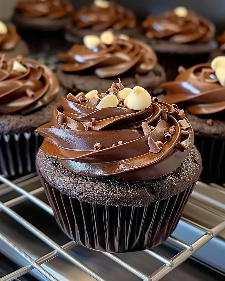 Decadent Chocolate Fudge Cupcakes