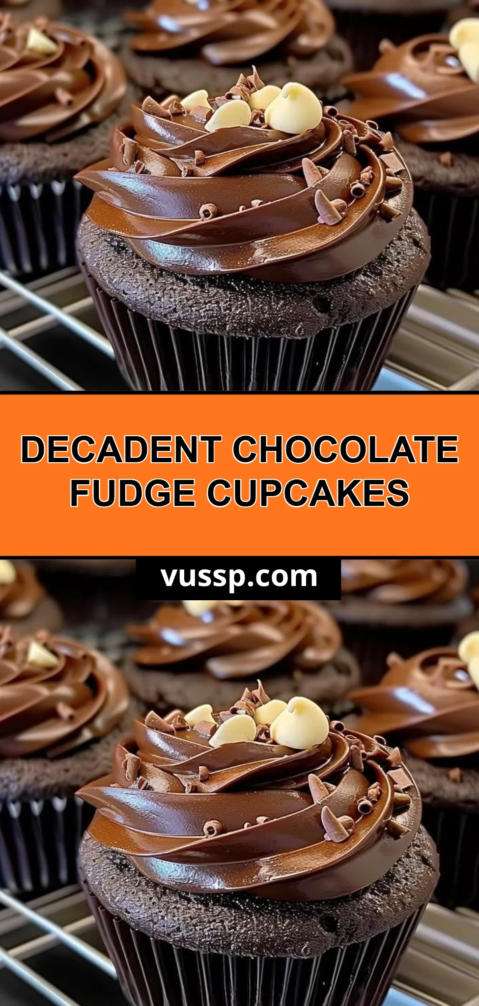 Decadent Chocolate Fudge Cupcakes