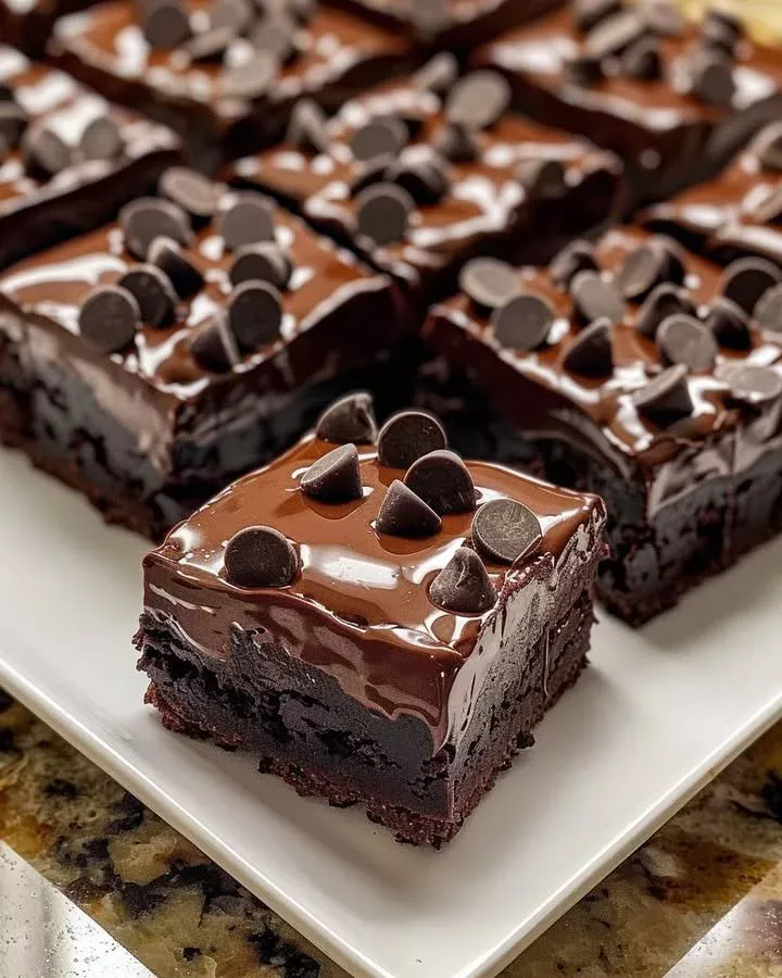 Decadent Triple Chocolate Brownies