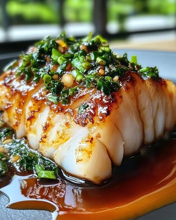 Ginger-Soy Glazed Cod