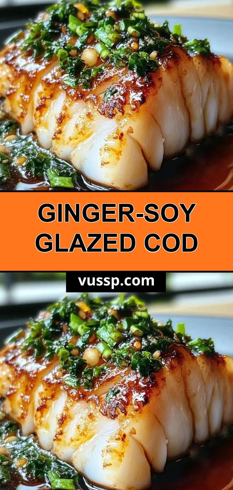 Ginger-Soy Glazed Cod