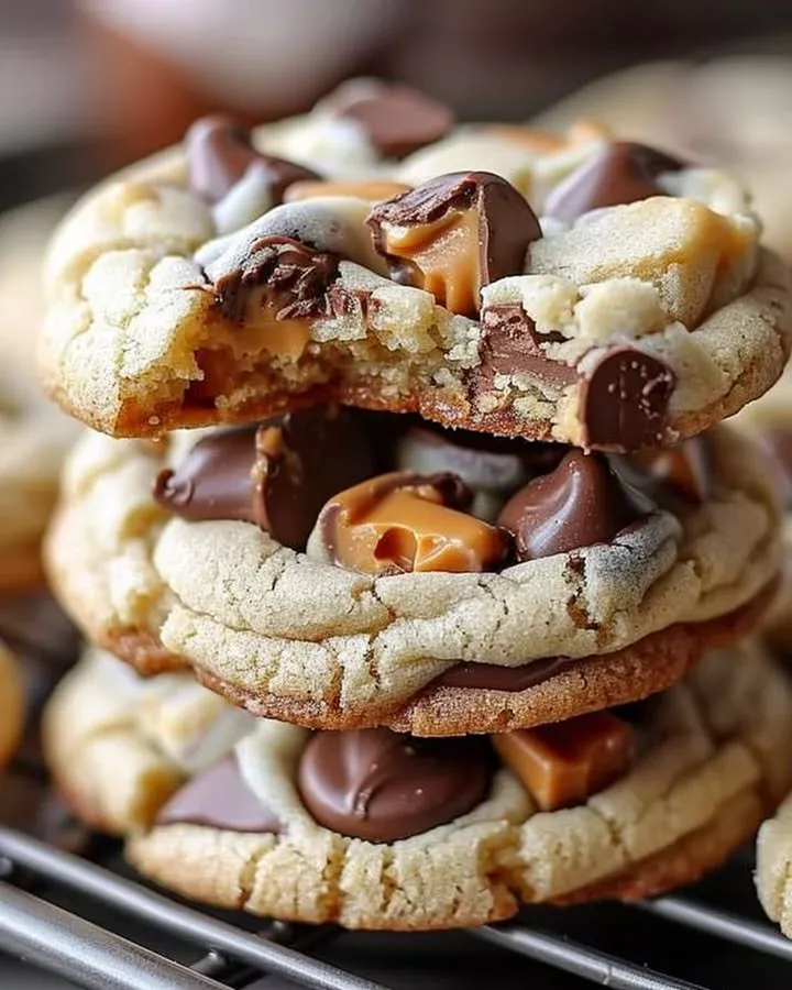 Gooey Peanut Butter Cheesecake Cookies