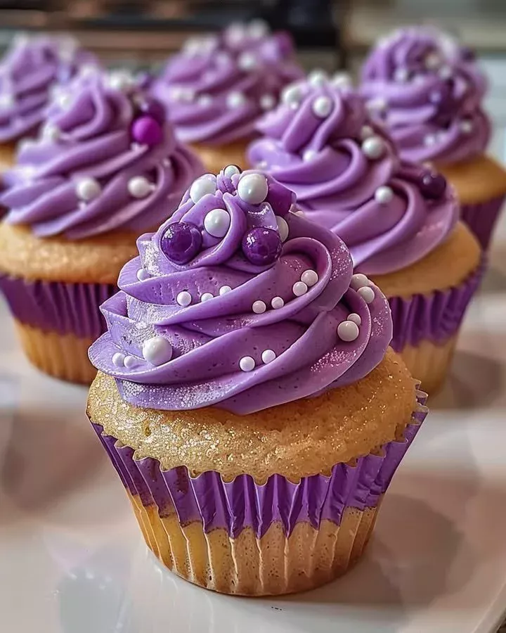 Grape Soda Cupcake Delights