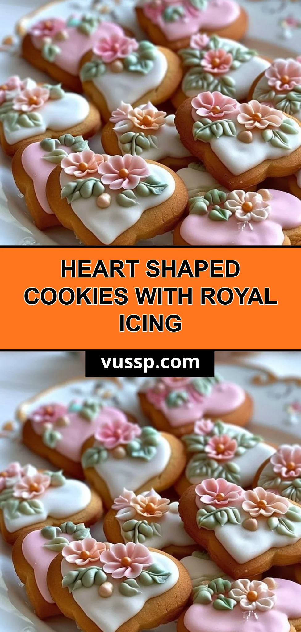 Heart Shaped Cookies with Royal Icing