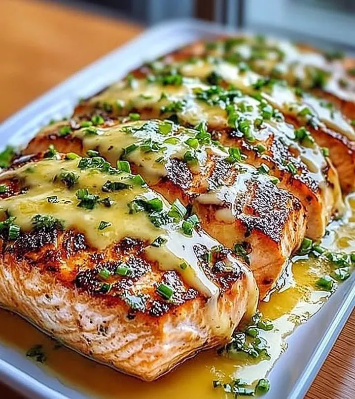 Honey Lime Garlic Butter Salmon