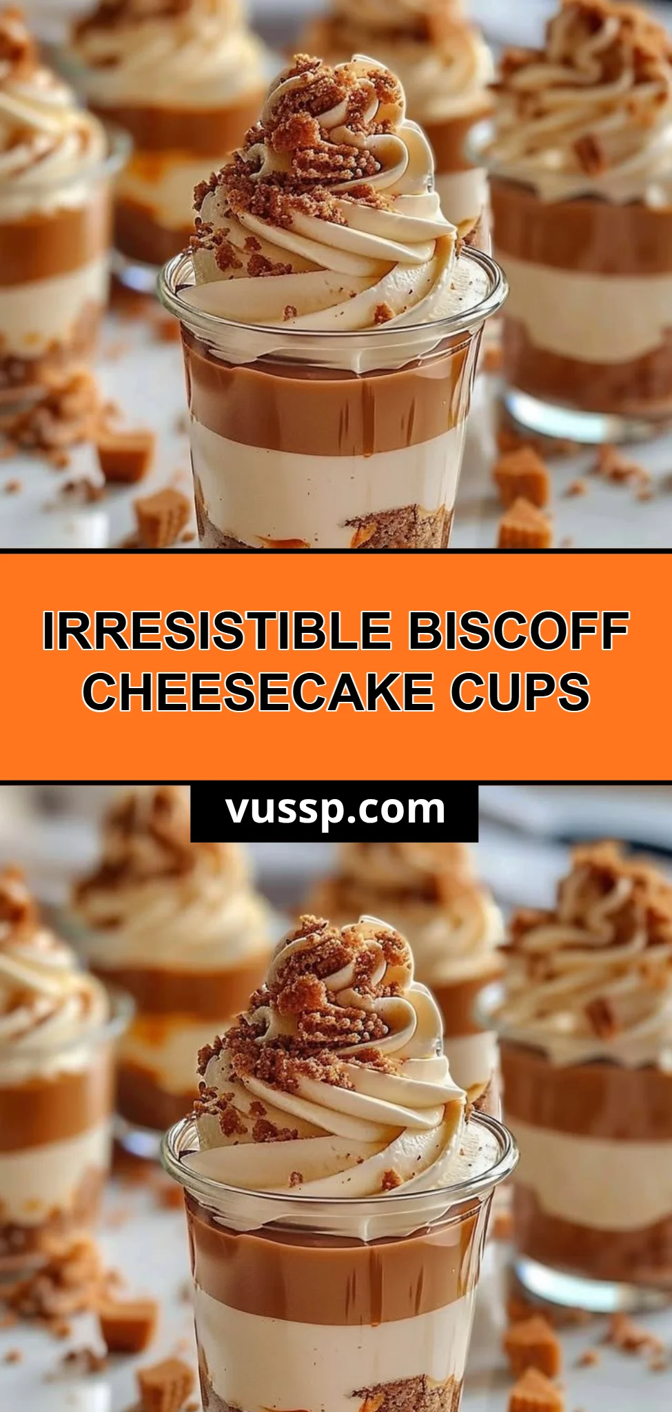 Irresistible Biscoff Cheesecake Cups