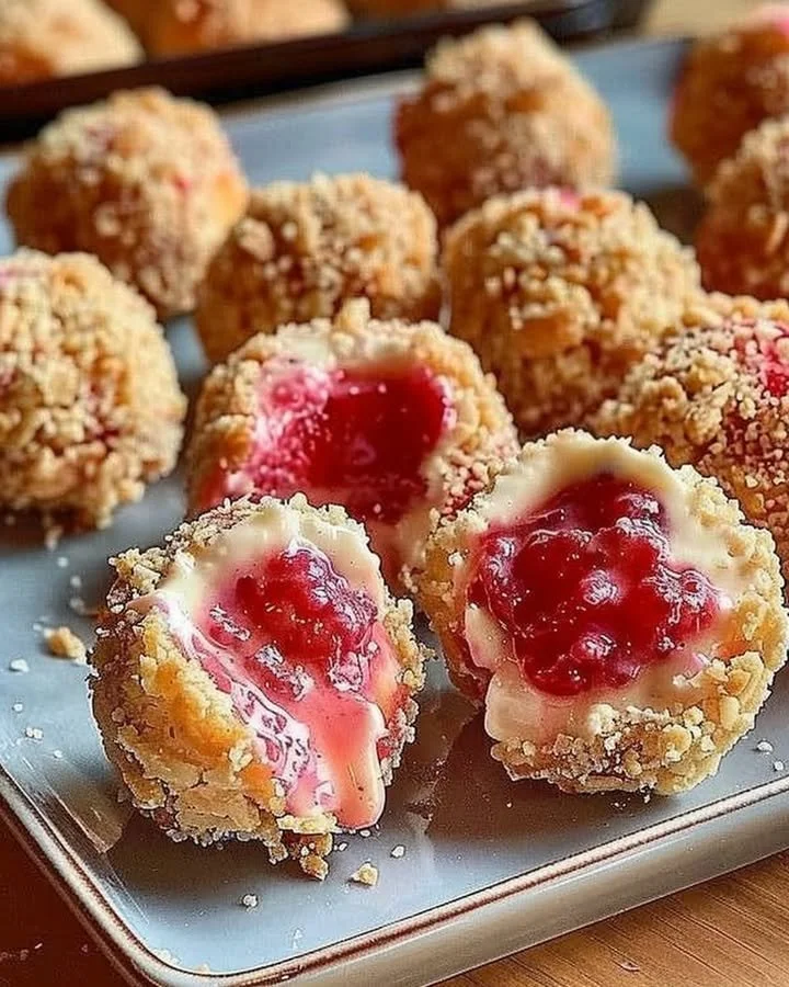 Irresistible Strawberry Cheesecake Bites