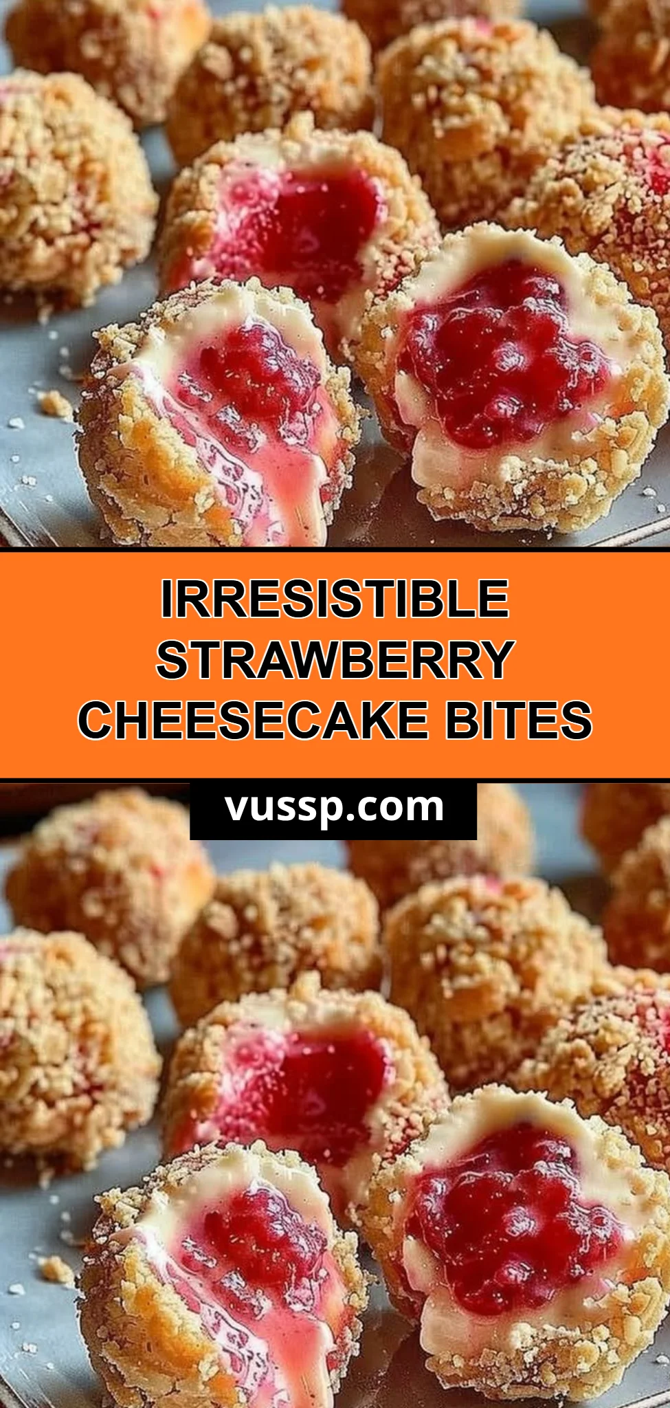 Irresistible Strawberry Cheesecake Bites