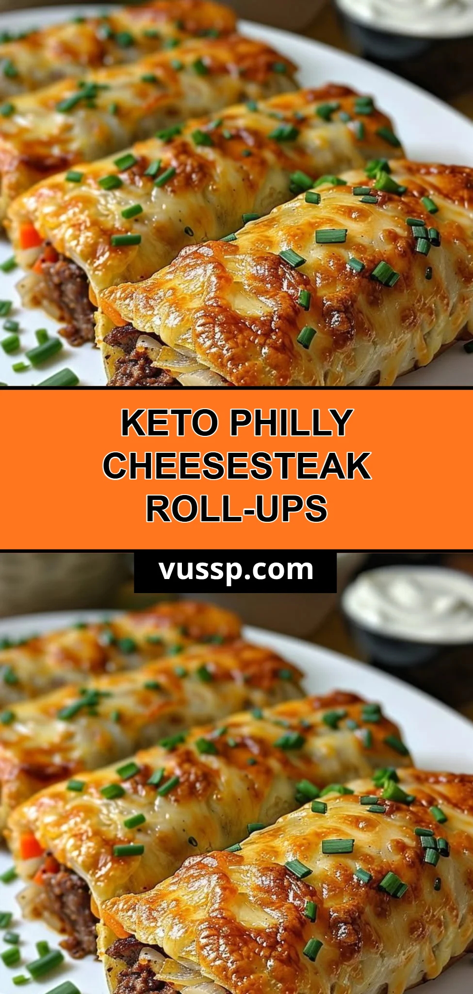 Keto Philly Cheesesteak Roll-Ups