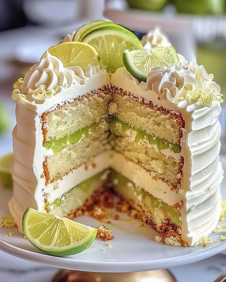 Layered Lime Pie Cake