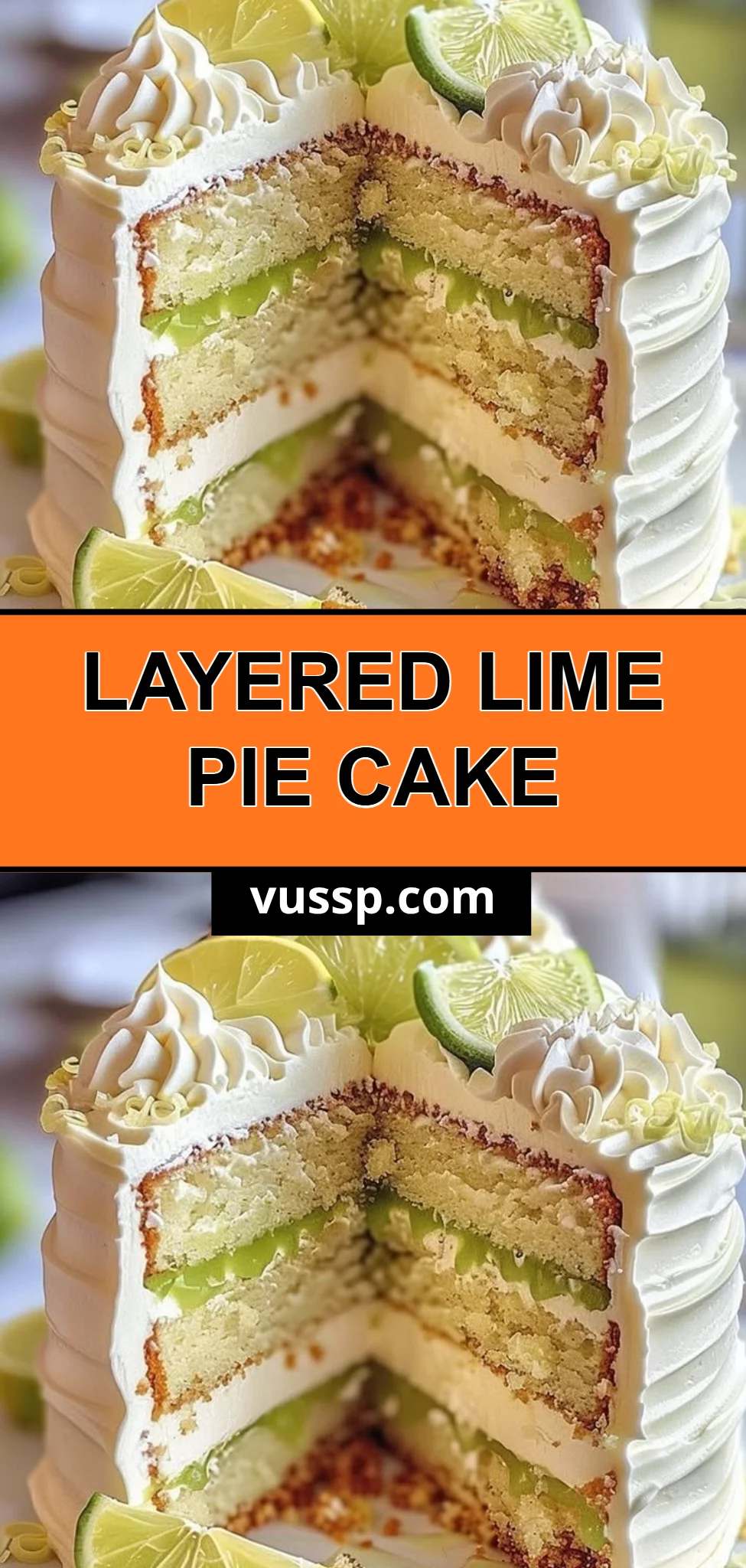 Layered Lime Pie Cake