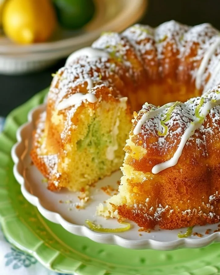 Lemon Lime Infusion Cake Bliss