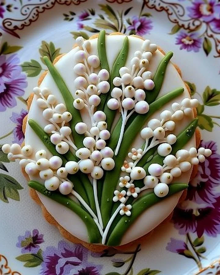 Lily of the Valley Sugar Cookies