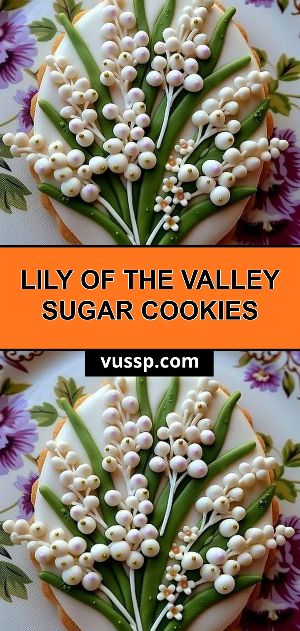 Lily of the Valley Sugar Cookies