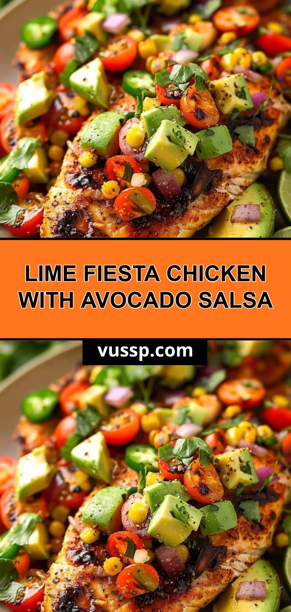 Lime Fiesta Chicken with Avocado Salsa